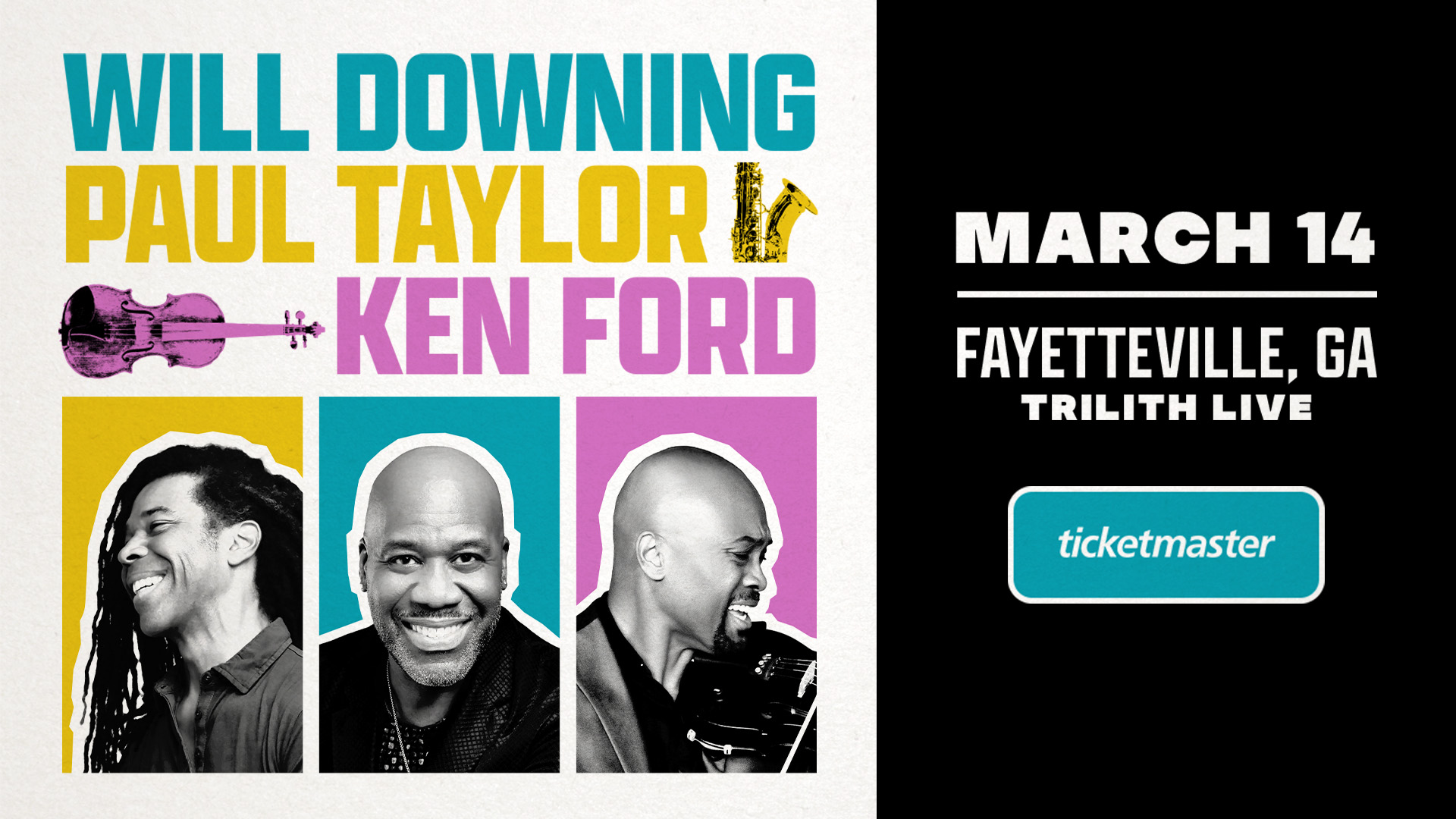 More Info for Will Downing, Paul Taylor, & Ken Ford